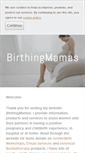 Mobile Screenshot of birthingmamas.ie